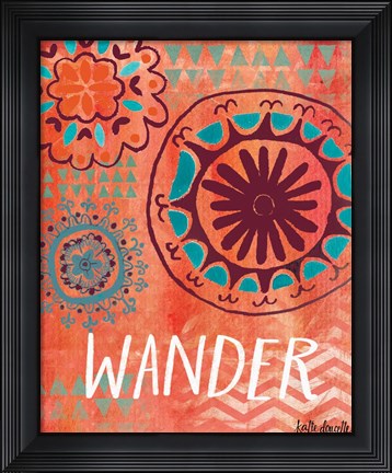 Framed Bohemian Wander Print