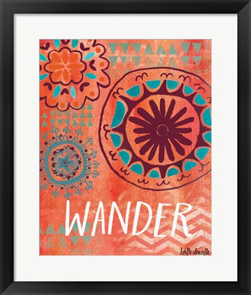 Framed Bohemian Wander Print