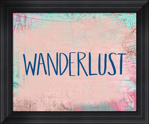 Framed Wanderlust Print
