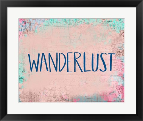 Framed Wanderlust Print