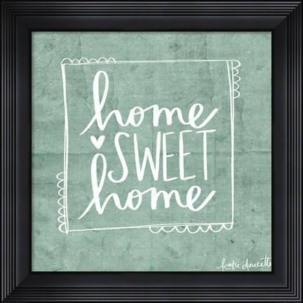 Framed Home Sweet Home Print