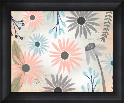 Framed Daisies Print