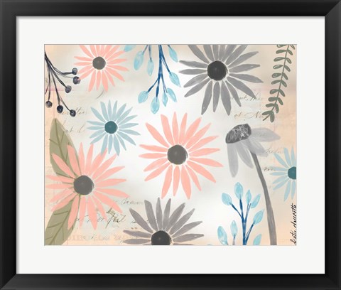 Framed Daisies Print