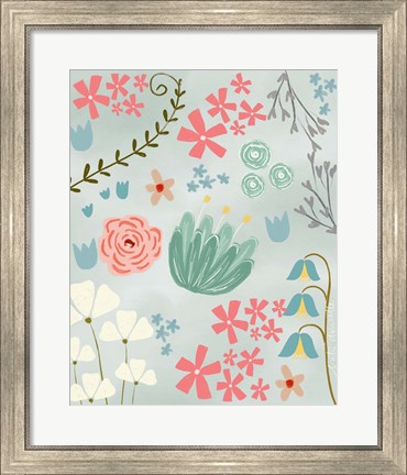 Framed Floral II Print