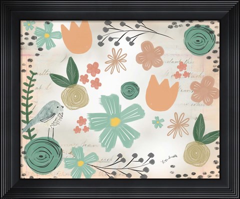 Framed Florals Print