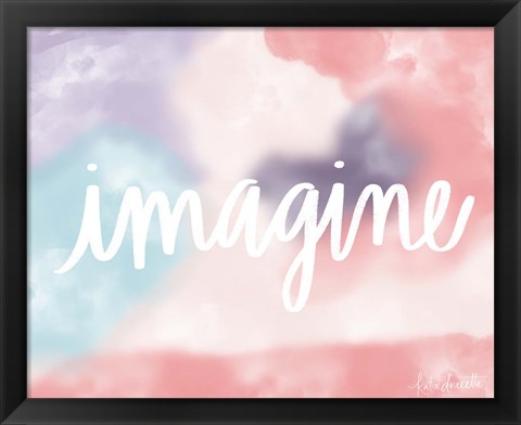 Framed Imagine Print