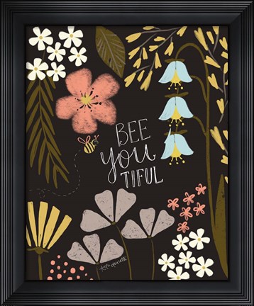 Framed Bee You Tiful Print