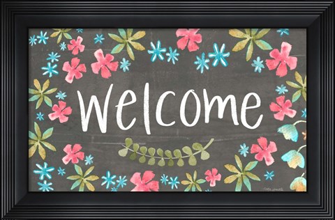 Framed Welcome Print