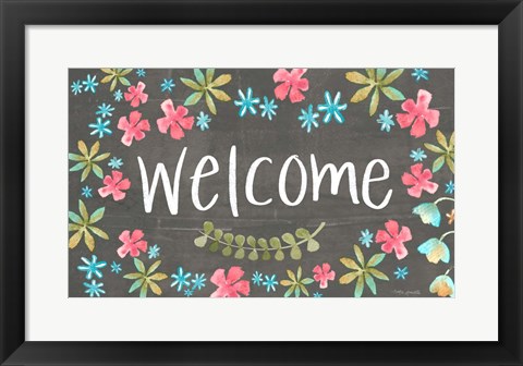 Framed Welcome Print