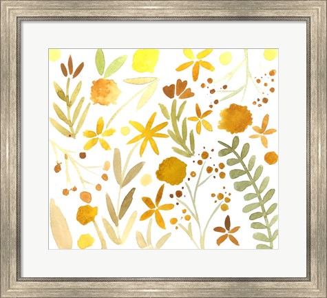 Framed Autumn Watercolor Print