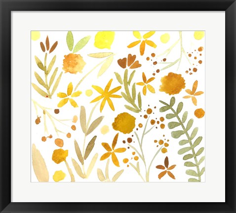Framed Autumn Watercolor Print