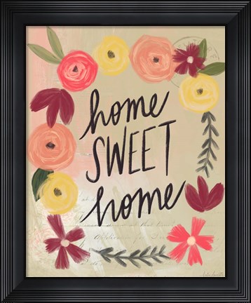 Framed Sweet Home Print