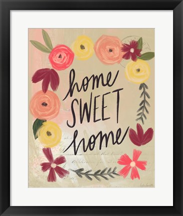 Framed Sweet Home Print