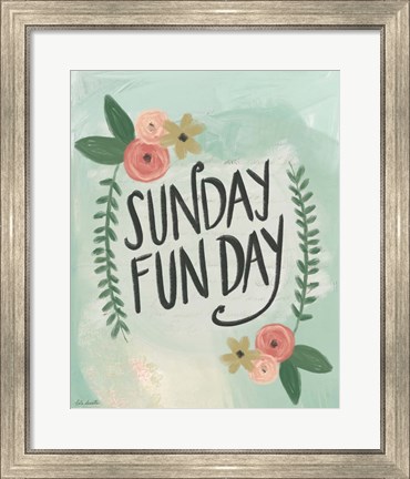 Framed Sunday Funday Print