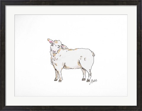 Framed Sheep Print