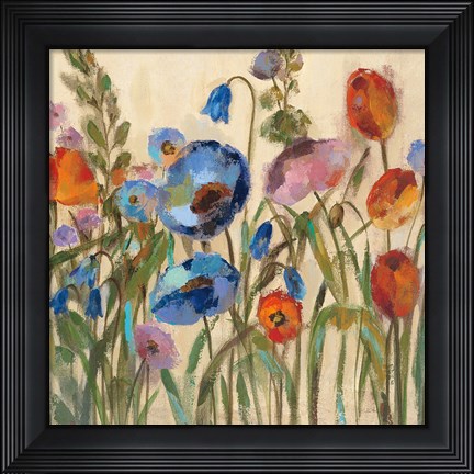 Framed Sunrise Garden III Print
