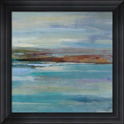 Framed Northern Shore Square II Print