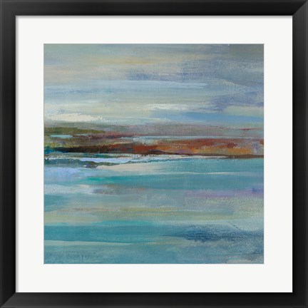 Framed Northern Shore Square II Print