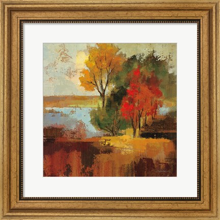 Framed October Landscape Print