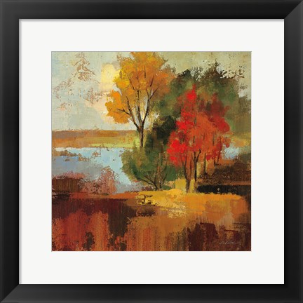 Framed October Landscape Print