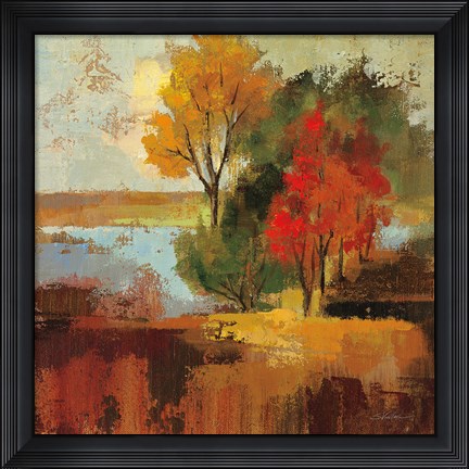 Framed October Landscape Print