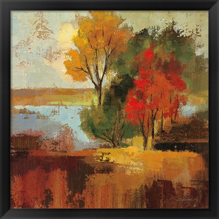 Framed October Landscape Print