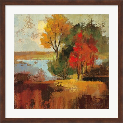 Framed October Landscape Print