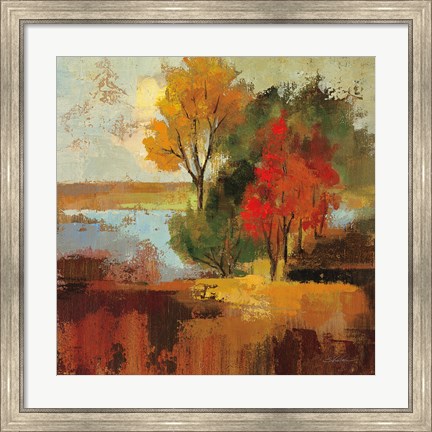 Framed October Landscape Print