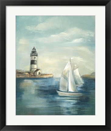 Framed Northeastern Breeze I Print