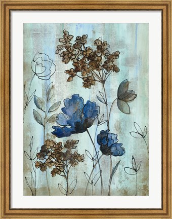 Framed Botanical Trio III Print