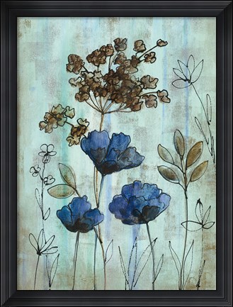 Framed Botanical Trio II Print