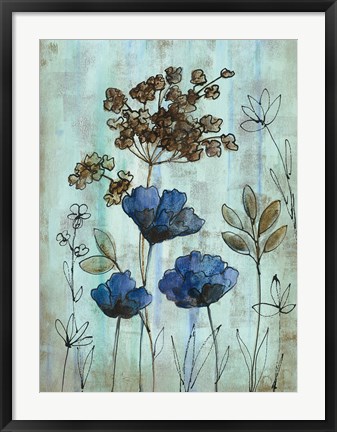 Framed Botanical Trio II Print