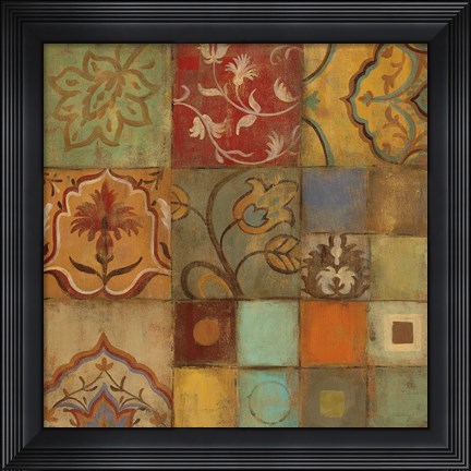 Framed Topkapi Tiles Crop Print