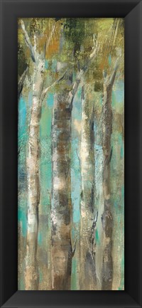 Framed April Birch Forest Panel II Print