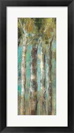 Framed April Birch Forest Panel II Print