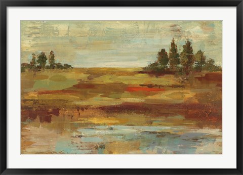 Framed Spring Fields Print