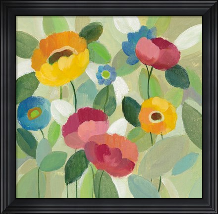 Framed Fairy Tale Flowers III Print