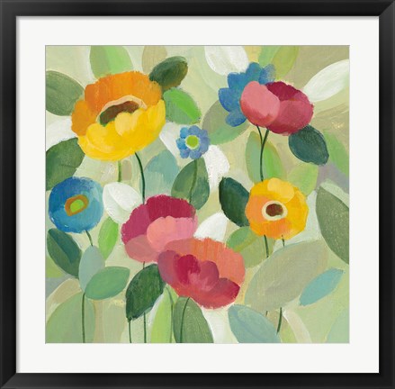 Framed Fairy Tale Flowers III Print