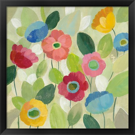 Framed Fairy Tale Flowers IV Print