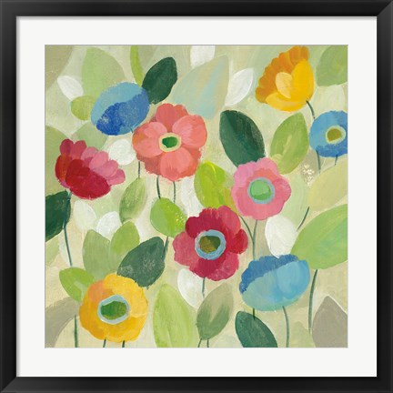Framed Fairy Tale Flowers IV Print