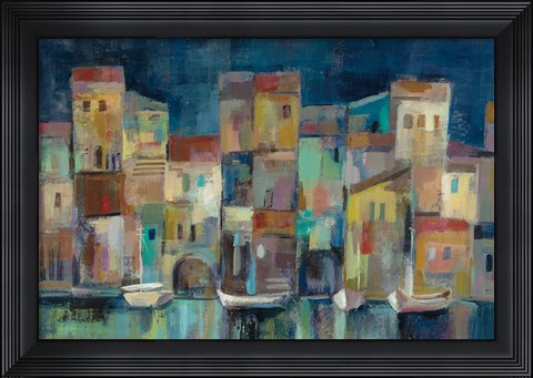 Framed Evening I Port Crop Print