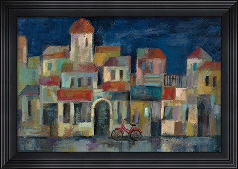 Framed Evening II Street Crop Print