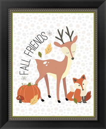 Framed Fall Friends Print