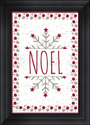 Framed Noel Print