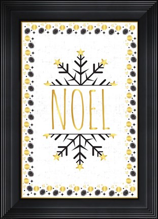Framed Noel Print
