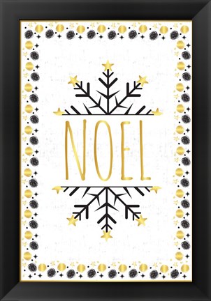Framed Noel Print