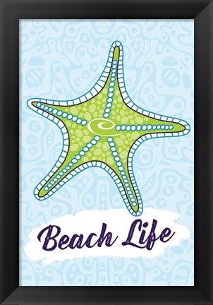 Framed Beach Life Print