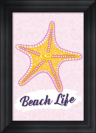 Framed Beach Life Print