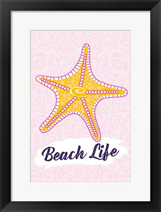 Framed Beach Life Print