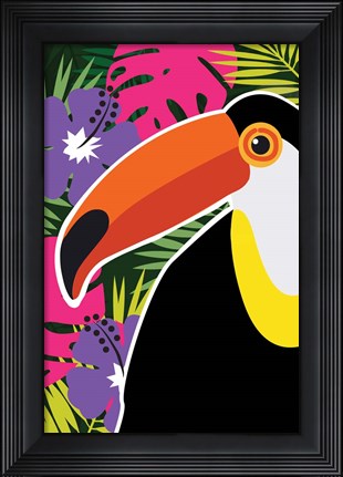 Framed Tropical Toucan Print